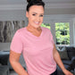 SENSS PINK QUALITY BAMBOO T-SHIRT