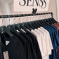 SENSS BLACK QUALITY BAMBOO T-SHIRT