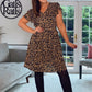 TAN ANIMAL PRINT CHRISTY DRESS