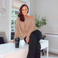 OFF SHOULDER BISCUIT JUMPER