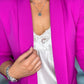 MAGENTA RELAXED FIT BLAZER