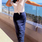 SENSS NAVY MAXI SKIRT