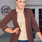 BROWN BLAZER