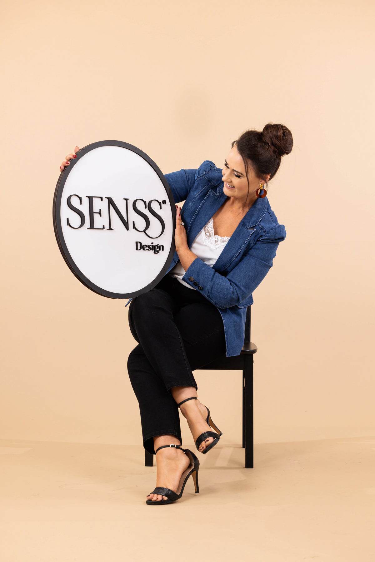 SENSS DENIM STRETCH BLAZER