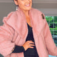 PINK FUR COAT