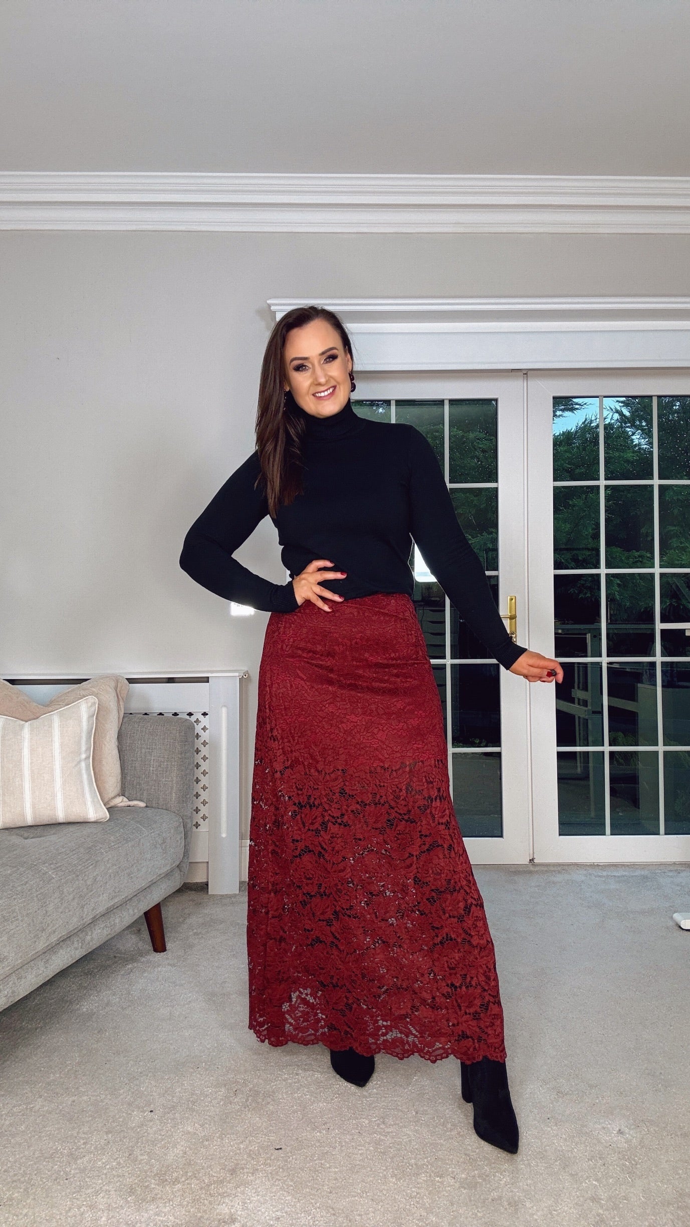 FITTED BLACK POLONECK