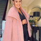PINK FUR COAT