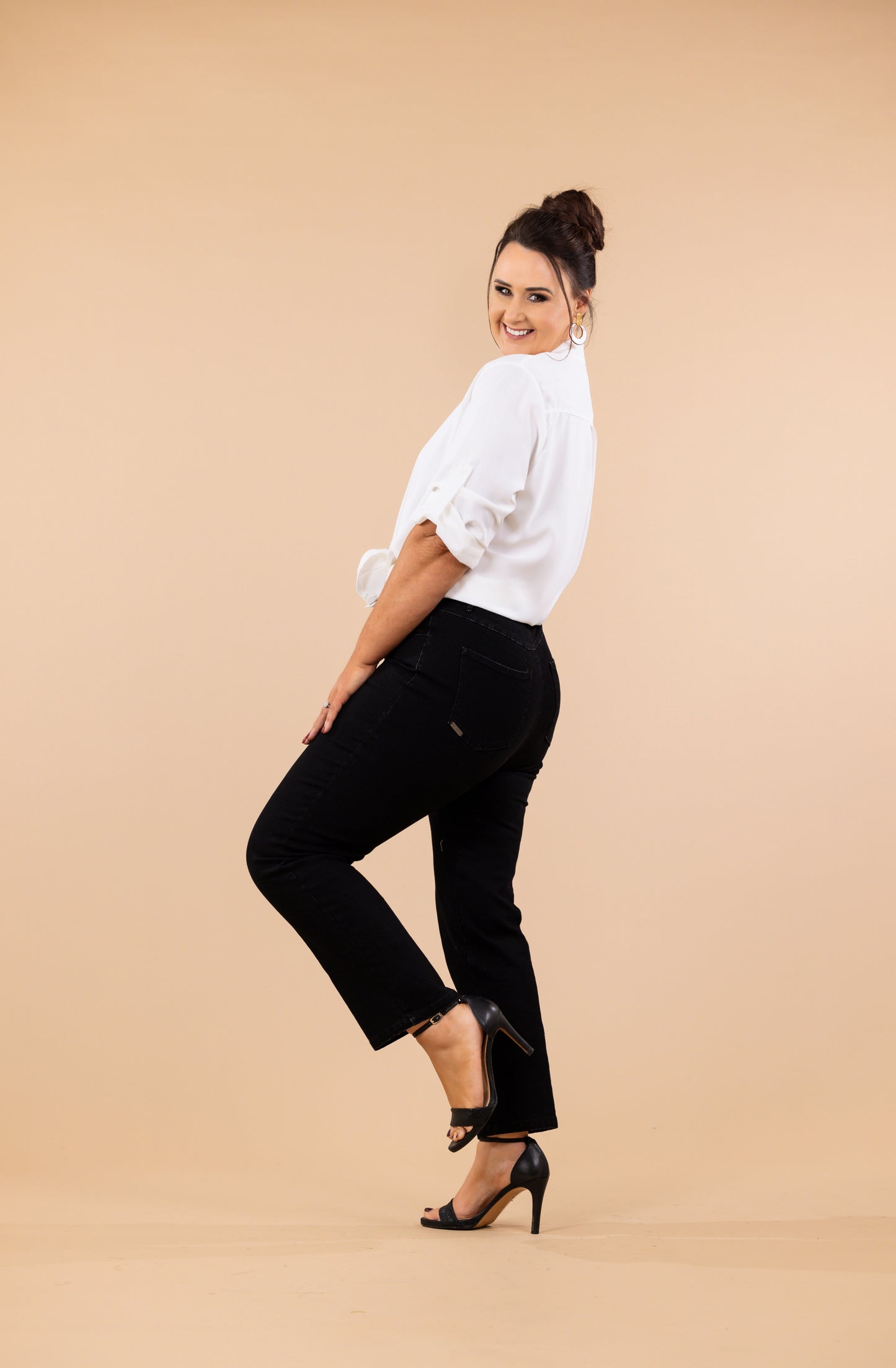 THE SENSS MOM JEANS - BLACK
