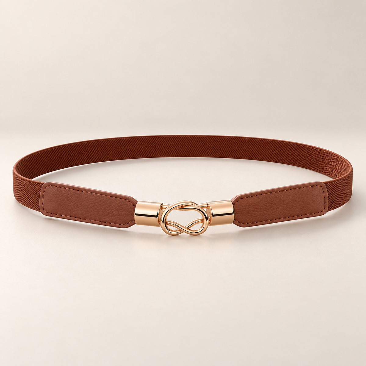 STRETCH BELT with gold clasp