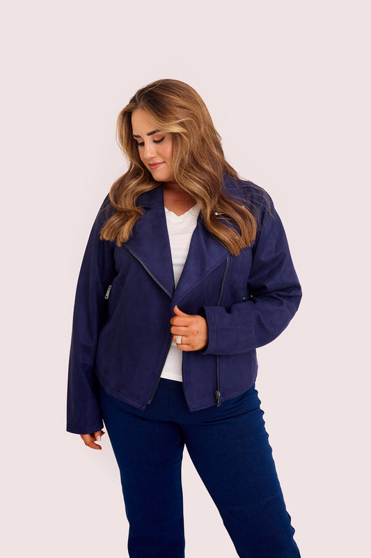 SENSS - THE NAVY BIKER JACKET