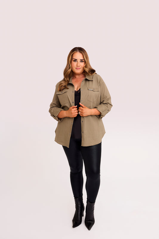 SENSS - THE KHAKI DENIM SHIRT