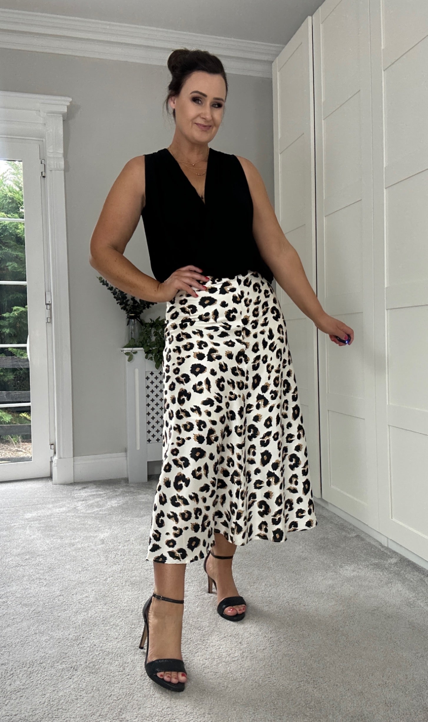 Mid length leopard skirts shop unlimited skirt making kits